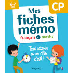Mes fiches m�mo fran�ais et maths cp - tout retenir en un clin d'oeil (broch�)