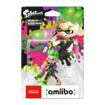 Figurine amiibo - garon inkling (vert non) (wii u)