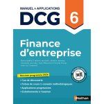 Finance d'entreprise - dcg - �preuve 6 - manuel et applications - 2026 (broch�)