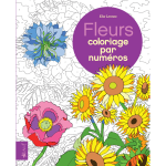 Fleurs - coloriage par numros (broch)