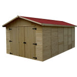 Garage 15. 60m� bois naturel - ed2848n - habrita