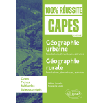 G�ographie urbaine : populations, dynamiques, activit�s ; g�ographie rurale : populations, dynamiques, ...