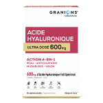 Granions acide hyaluronique ultra dosé 600mg - 60 comprimés Granions acide hyaluronique ultra dosé 600mg - 60 comprimés