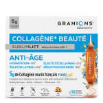 Granions collagne beaut sublimlift 10 ampoules de 15ml saveur pche