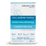 Granions complexe collagène marin 750mg - acide hyaluronique 200mg - coenzyme q10 50mg - 60 comprimés ... Granions complexe collagène marin 750mg - acide hyaluronique 200mg - coenzyme q10 50mg - 60 comprimés ...