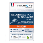 Granions décontractant musculaire fort 2 x 15 comprimés à croquer Granions décontractant musculaire fort 2 x 15 comprimés à croquer