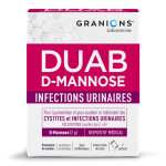 Granions duab d - mannose infections urinaires arôme fruits des bois 7 sachets Granions duab d - mannose infections urinaires arôme fruits des bois 7 sachets