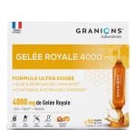Granions gele royale 4000mg - 10 ampoules de 15ml