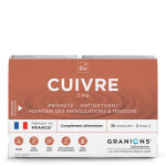 Granoins cuivre 2mg - 30 ampoules