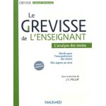 Le grevisse de l'enseignant - l'analyse des textes (broch)