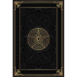 Grimoire pentacle lunaire (vierge) (broch)