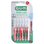 Gum brossettes interdentaires trav - ler 0, 8mm 1314 x6