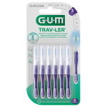 Gum brossettes interdentaires trav - ler 1, 2mm 1512 x6