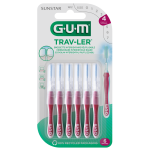 Gum brossettes interdentaires trav - ler 1, 4mm 1612 x6
