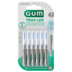 Gum brossettes interdentaires trav - ler 2, 0mm 1618 x6