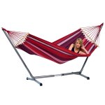 Hamac multicolore prune / rose / blanc / fuschia
