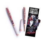 Harley quinn - stylo batte de baseball et marque - pages - suicide squad - dc comics