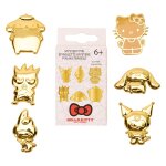 Hello kitty and friends - sanrio 50th anniversary gold mystery box pin - eaches Hello kitty and friends - sanrio 50th anniversary gold mystery box pin - eaches