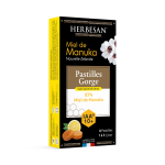 Herbesan pastilles miel de manuka iaa10 + citron - boîte de 8 pastilles Herbesan pastilles miel de manuka iaa10 + citron - boîte de 8 pastilles