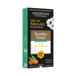 Herbesan pastilles miel de manuka iaa10 + eucalyptus - boîte de 8 pastilles Herbesan pastilles miel de manuka iaa10 + eucalyptus - boîte de 8 pastilles