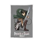 Homadict plaid sherpa 100x150 cm livai attack on titan