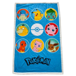 Homadict plaid sherpa 100x150 cm pokemon pokedex Homadict plaid sherpa 100x150 cm pokemon pokedex