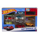Hot wheels - coffret de 10 vhicules - coffret petites voitures - 3 ans et +