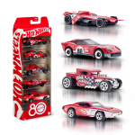 Hot wheels - coffret de 5�v�hicules 80�ans mattel - � collectionner