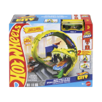 Hot wheels - coffret looping serpent avec voiture en m�tal moul�