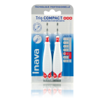 Inava triocompact rouge (iso 4 / 4 / 4) - brossette interdentaire