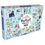 Mon incroyable puzzle en bois - les chiffres (coffret)