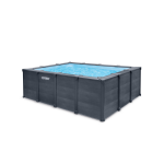 Intex 26396gn piscine hors sol rectangle bleu, gris