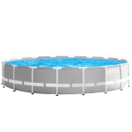 Intex 26732np piscine hors sol rond 24311 l bleu, gris