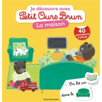 Je dcouvre la maison avec petit ours brun - premiers autocollants - ds 3 ans (broch)