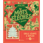 Joyeux no�l - les mots fl�ch�s de jujubier - grille g�ante (carte)