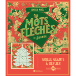 Joyeux no�l - les mots fl�ch�s de jujubier - grille g�ante (carte)