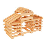 Kidway - 200 bchettes de construction en bois - construction - 2 ans et +