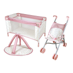 Kidway - coffret 3 accessoires manon - poupe - 3 ans et +
