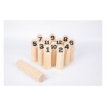 Kidway - jeu de quilles nordiques en bois - jeu d'extérieur - 6 ans et + Kidway - jeu de quilles nordiques en bois - jeu d'extérieur - 6 ans et +