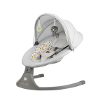 Kinderkraft balancelle / transat �lectrique 2en1 lumi 2 (gris clair)