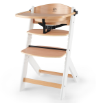 Kinderkraft chaise haute enock (bois blanc)