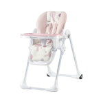 Kinderkraft chaise haute yummy (rose)
