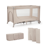 Kinderkraft lit parapluie 2en1 joy 2 (beige)