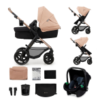 Kinderkraft poussette trio moov2 air wheels (beige)