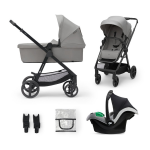 Kinderkraft poussette trio newly mink pro (gris)