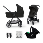 Kinderkraft poussette trio newly mink pro (noir) Kinderkraft poussette trio newly mink pro (noir)