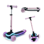 Kinderkraft trottinette � trois roues � led raket (rose)