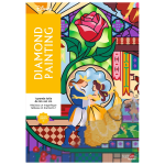 Kit diamond painting disney officiel - la belle et la b�te - r�alisez un magnifique tableau en diamants ...