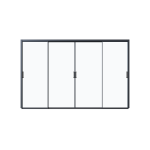 Kit panneaux en verre 4 m�tres pour pergola ombr�a