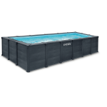 Kit piscine graphite rect tubulaire6, 00 x (l)3, 00 x (h)1, 24m